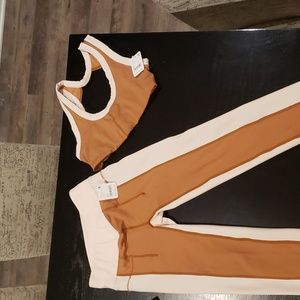 NWT! Free People "Rebel" legging (XS) and bra (S)
